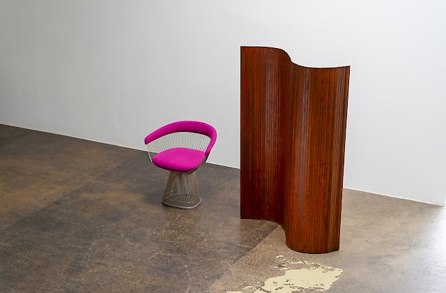 Lamellen Paravent aus Kiefer